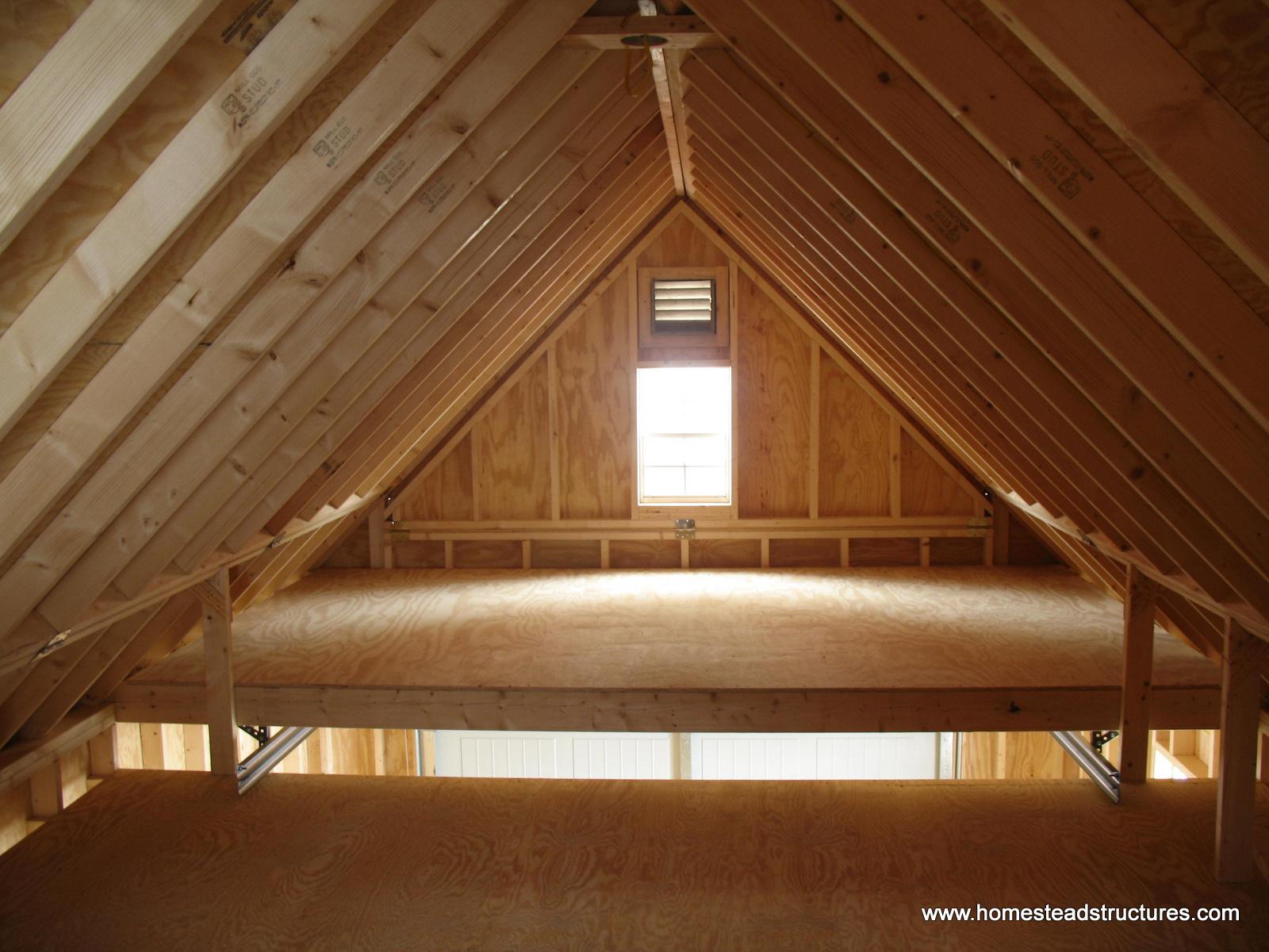 Two Story Sheds A-Frame Roof Amish Sheds Homestead 